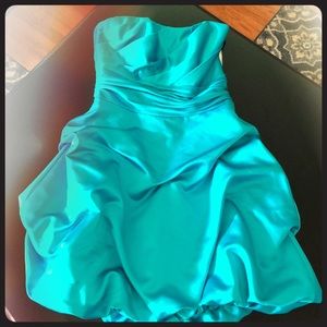 Bridesmaids dress, from David’s bridal